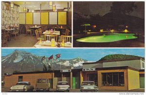 3-Views, Kent Motor Hotel, Swimming Pool, Vancouver, British Columbia, Canada...