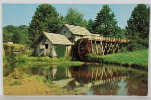 Mabry Hill Blue Ridge Parkway, Covered Bridge Between Roanoke & NC Postcard R20