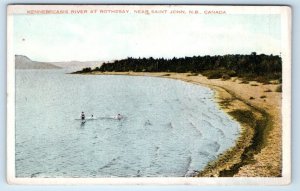 Kennebecasis River at Rothesay near Saint John New Brunswick CANADA Postcard