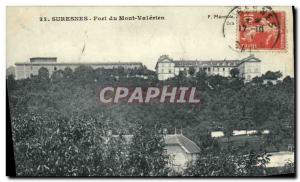 Old Postcard Suresnes Mont Valerien The Fort Vue Generale