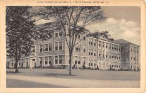 Kingston Rhode Island State College Economic Bldg Antique Postcard K86543