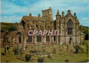 Modern Postcard Melrose Abbey the abbey church