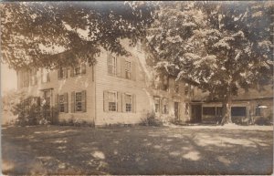 Deerfield Massachusetts Hawkes Home Real Photo  N.C. Baker Coll Postcard Y10