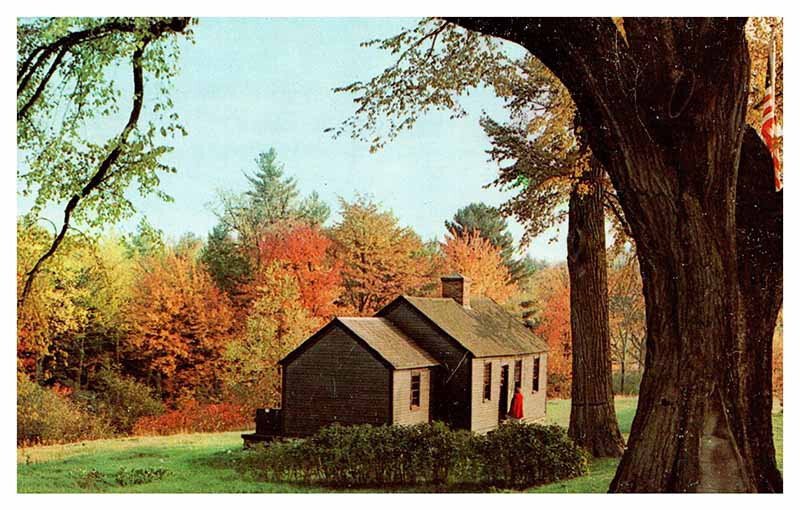 Postcard HOUSE SCENE Frankiln New Hampshire NH AT3579