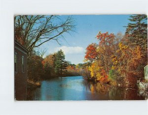 Postcard Summer's Aftermath, The Old Mill Pond at Cornish, Maine