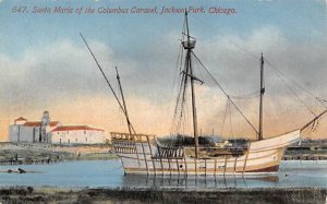 Santa Maria of the Columbus Caravel Jackson Park, Chicago, ILL USA Sail Boat ...