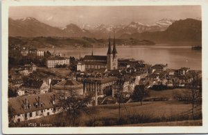 Switzerland Luzern Vintage RPPC C158