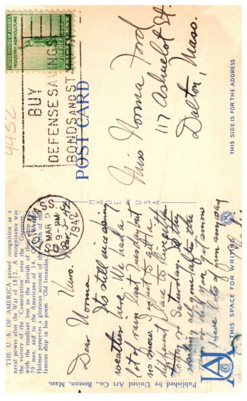 Massachusetts  U S S Constitution