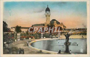 Modern Postcard La Gare Limoges and New Gardens