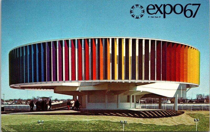 Expo 67 Montreal Canada Ca Kaleidoscope Pavilion Chemcell Cyanamid Dow Postcard 