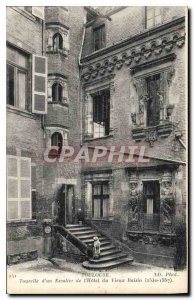 Postcard Old Toulouse a staircase at the Hotel du Vieux Raisin 1540 1557