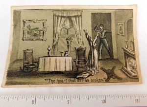 1870's Actor Benj. R. Maginley as Deacon Crankett, Stage Show Theater Card F48