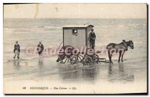Old Postcard Dunkerque A Cab