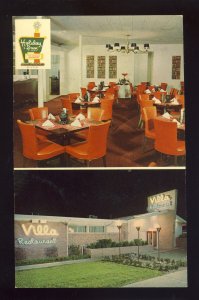 Amarillo, Texas/TX Postcard, Holiday Inn-East, Villa Restaurant, Highways 60&66