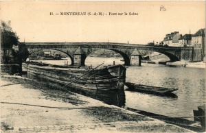 CPA MONTEREAU - Pont sur la SEINE (436907)