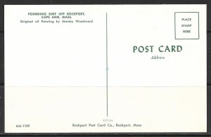 Massachusetts, Cape Ann - Pounding Surf Off Rockport - [MA-117]