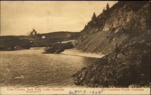 Coal Chutes Jack Fish Lake Superior c1905 Postcard
