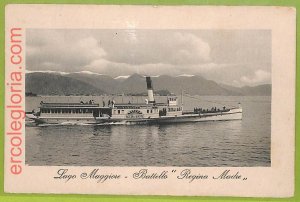 af7681 - VINTAGE POSTCARD - Nave Regina Madre LAGO MAGGIORE-