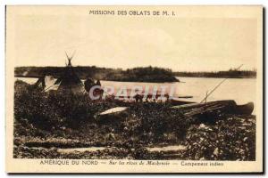 Old Postcard Polar Missions Oblates of Mary Immaculate North America On the b...