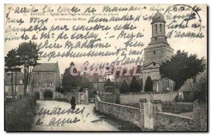Postcard Old Bayeux Eglise Saint Viger Grand Porch prioress and building of c...