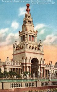 Expos San Francisco 1915 Panama Pacific International Expo Tower Of Jewels