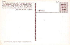 The Municipal Auditorium Rainbow Pier Long Beach CA