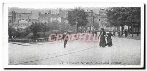 Old Postcard Clermont-Ferrand Boulevard Desaix Chocolate Taylor Advertisement