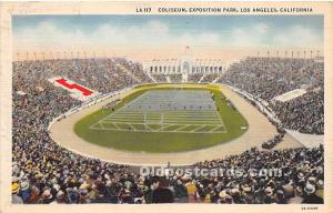 Coliseum, Exposition Park Los Angeles, California, CA, USA Stadium Unused lig...