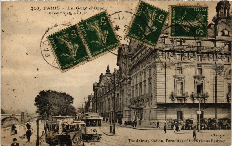 CPA PARIS 7e-La Gare d'Orsay (327860)