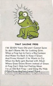 Salmoe Frog Unused 