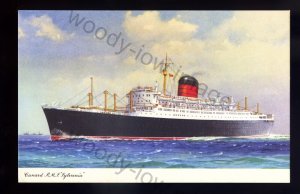 LS2576 - Cunard Liner - Sylvania - Artist C.E. Turner - postcard