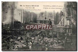 Villers au Bois - L & # 39Eglise in Ruins - The War 1914 1915 1916 - Old Post...