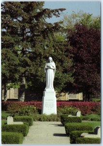 Postcard - Garden of the Rosary, Mt. Olivet Cemetery - Detroit, Michigan