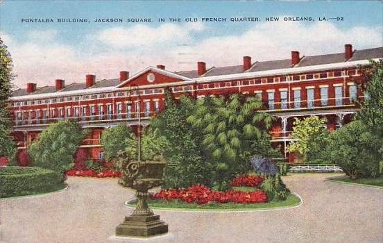 Pontalba Building Jackson Square In The Old French Quarter New Orleans Louisi...