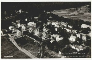 Sweden Malmköping Flygfoto Vintage RPPC 08.92