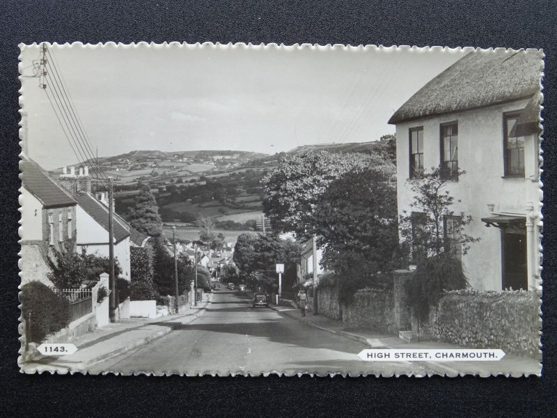 Dorset CHARMOUTH High Street c1960s RP Postcard by Dearden