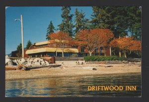 BC SECHELT Village Driftwood Inn and Pebbles Restaurant pm1989 ~ Cont'l