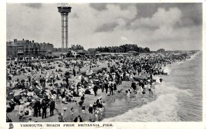 Yarmouth Beach, England - The Beach from the Britannia Pier - Tuck