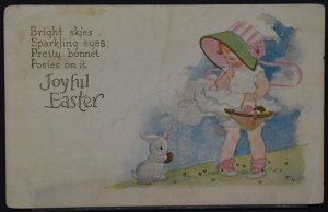 Bright skies, Sparkling eyes, Pretty bonnet, Posies on it - Happy Easter - 1929