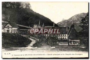 Dauphine Old Postcard The Convent of the Grande Chartreuse main entrance and ...
