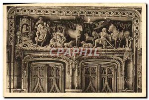 Old Postcard Chateau D & # 39Amboise Detail From The Porte De La Chapelle Sai...