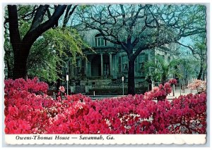 1981 Owens Thomas House View Roadside Front Gate Savannah Georgia GA Postcard 