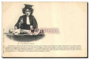 Old Postcard Fantasy Children Doll Woman lawyer Men They are good now as they