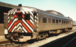 Vintage Postcard Ex New  Haven Railroad RDC #17 1973 Springfield Massachusetts