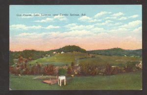 EUREKA SPRINGS ARKANSAS LAKE LUCERNE GOLF COURSE BINTAGE POSTCARD