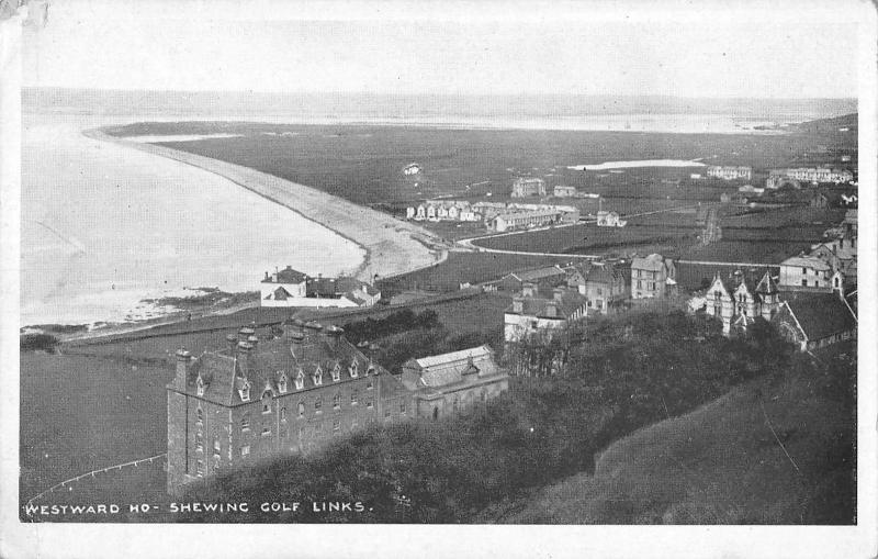 uk495 westward ho shewing golf real photo  uk