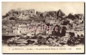 Old Postcard Provence Les Baux General View from the Plateau de Costa Pera