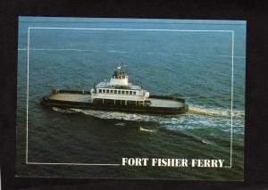 NC Fort Fisher Ferry Boat Ship Southport North Carolina Postacard
