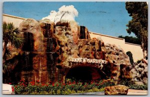 Vtg St Petersburg Florida FL Sunken Gardens Entrance 1970s View Postcard