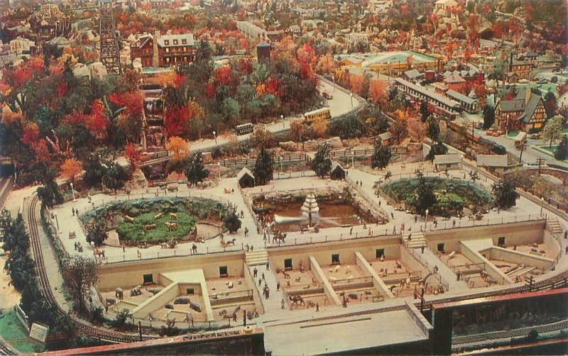 Shartlesville Pennsylvania Roadside America General View Aerial Chrome Postcard